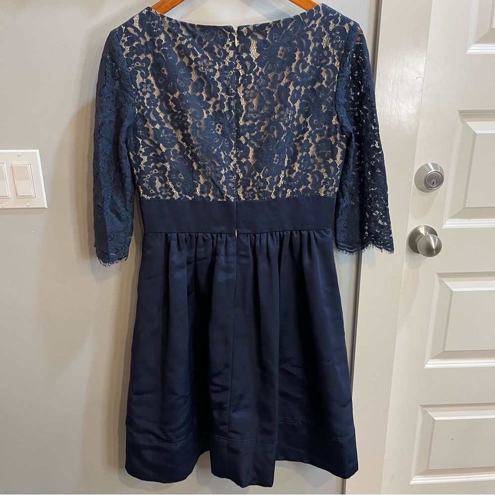 Eliza J Navy Lace Dress - Picture 9 of 16